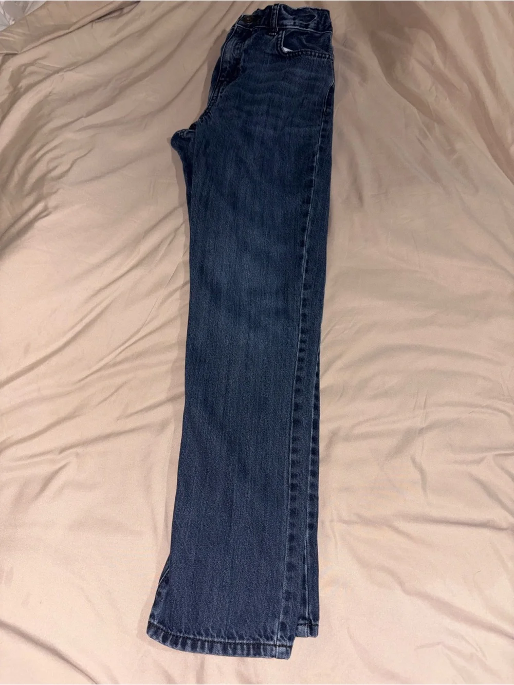 The Children’s Place Boys Straight Leg Jeans Size 14 Dark Wash Adj Waist EUC